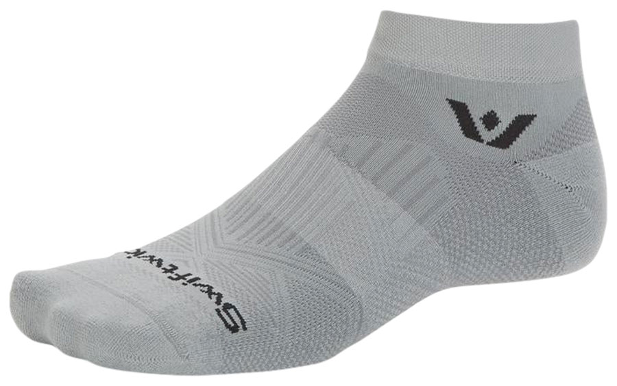 Swiftwick Aspire Ankle Socks - Circuit Pewter, Large
