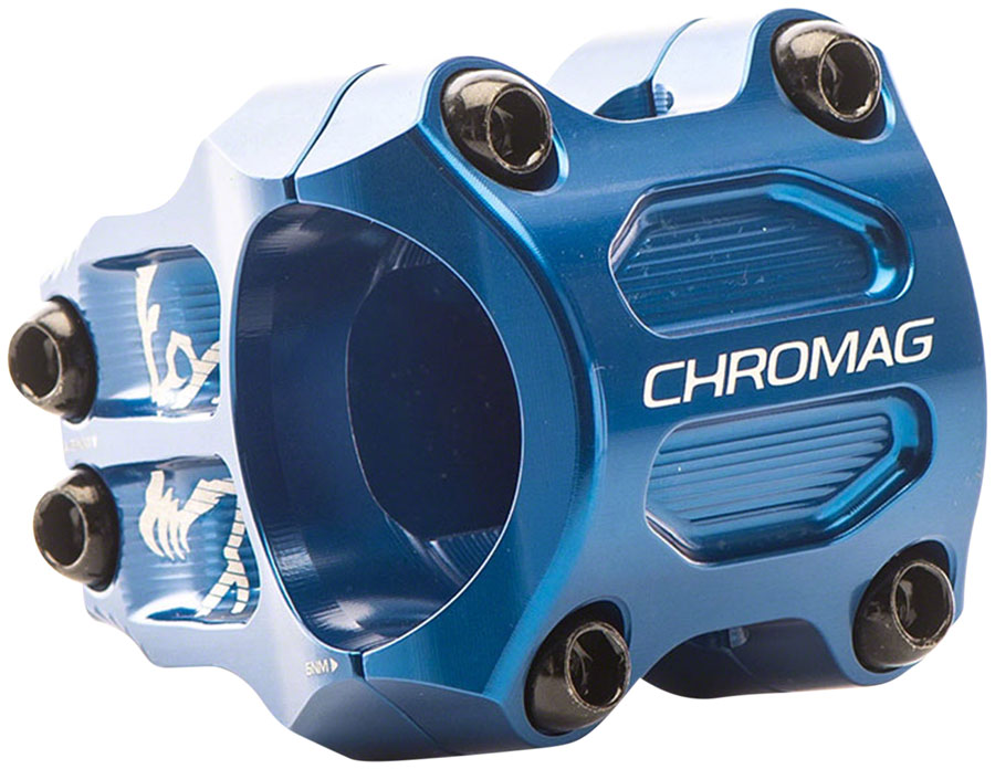 Chromag Riza Stem - 38mm, 35mm Clamp, +/-0, Blue 