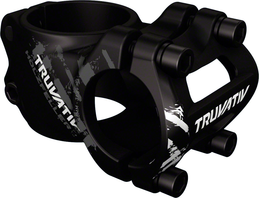 TruVativ Holzfeller Stem - 50mm, 31.8 Clamp, +/-0, 1 1/8", Aluminum, Black 