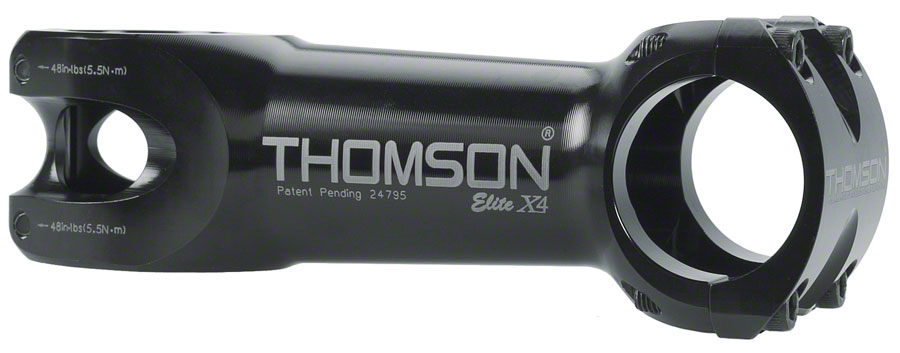 Aluminum, +/-0 31.8 Clamp 1 1/8" 70mm Thomson Elite X4 Mountain Stem