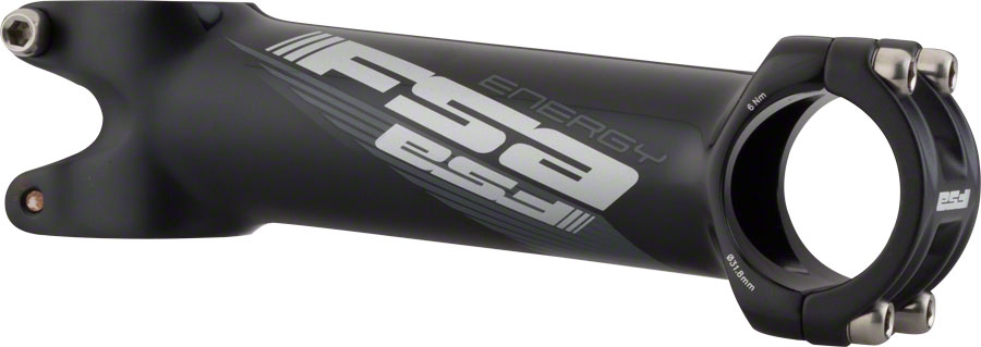 Full Speed Ahead Energy Stem - 120mm, 31.8 Clamp, +/-6, 1 1/8", Alloy, Black