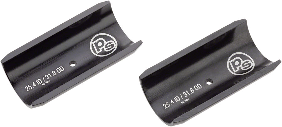 Problem Solvers Handlebar Shim - 25.4 to 31.8mm, 60mm length, Black






