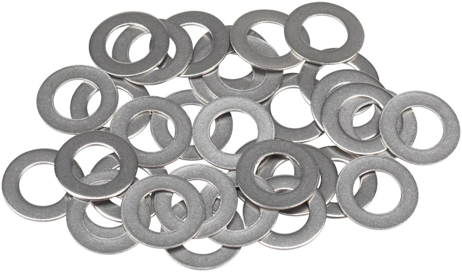 WHISKY Stainless .3mm Spoke Nipple Washers, Bag of 34