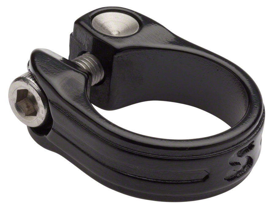 Surly Stainless Seatpost Clamp - 30.0mm, Bolt-On, Black 