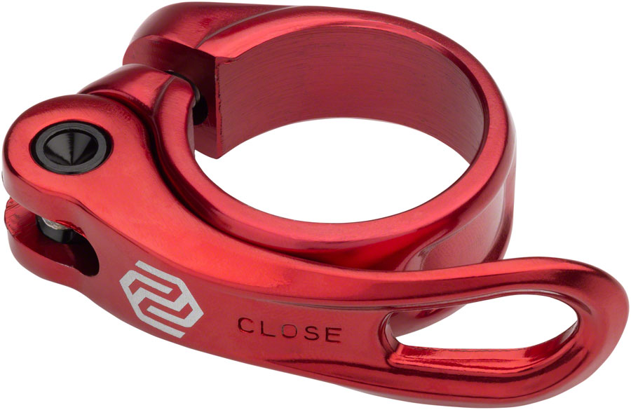 Promax QR-1 Seatpost Clamp - 31.8mm, QR, Red