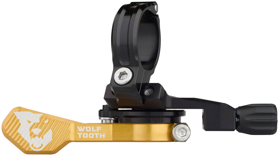 Wolf Tooth ReMote Pro Dropper Post Lever - 22.2mm Clamp, Gold 