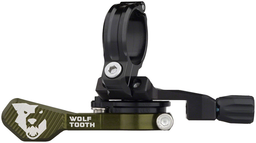 Wolf Tooth ReMote Pro Dropper Post Lever - 22.2mm Clamp, Olive 