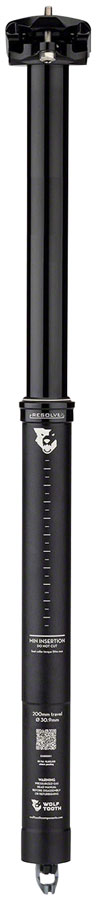 Wolf Tooth Resolve Dropper Seatpost - 30.9, 200mm Travel, Black, Rev 2 