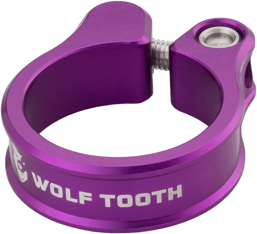 Wolf Tooth Seatpost Clamp - 29.8mm, Bolt-On, Ultraviolet Purple