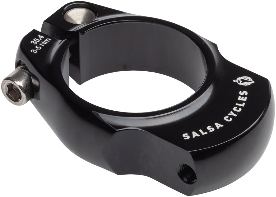Salsa Rack-Lock Seatpost Clamp - 35.4mm, Bolt-On, Black