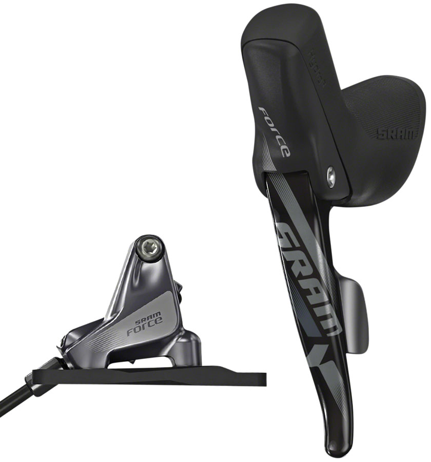 SRAM Force Hydraulic Disc Brake and Cable-Actuated Dropper Remote Lever - Left/Front, Flat Mount, 950mm 