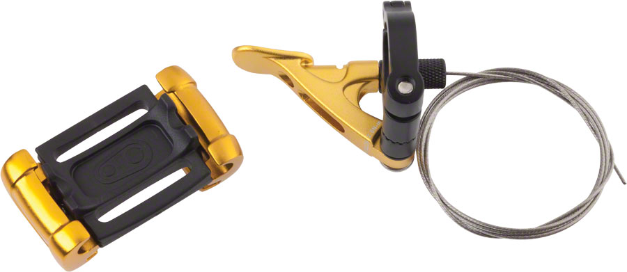Crank Brothers Kronolog Gold Remote/ Rail Clamp Color Kit