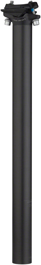 Salsa Guide Carbon Seatpost, 31.6 x 400mm, 0mm Offset, Black 