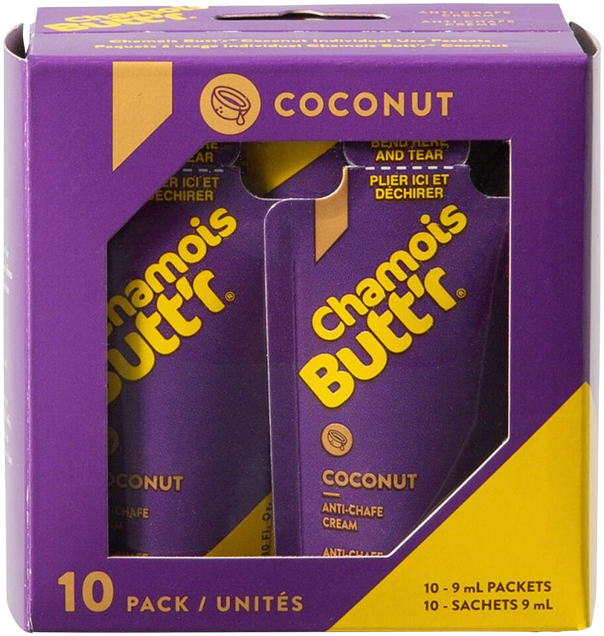 Chamois Butt'r Coconut .3oz POP Box 10






