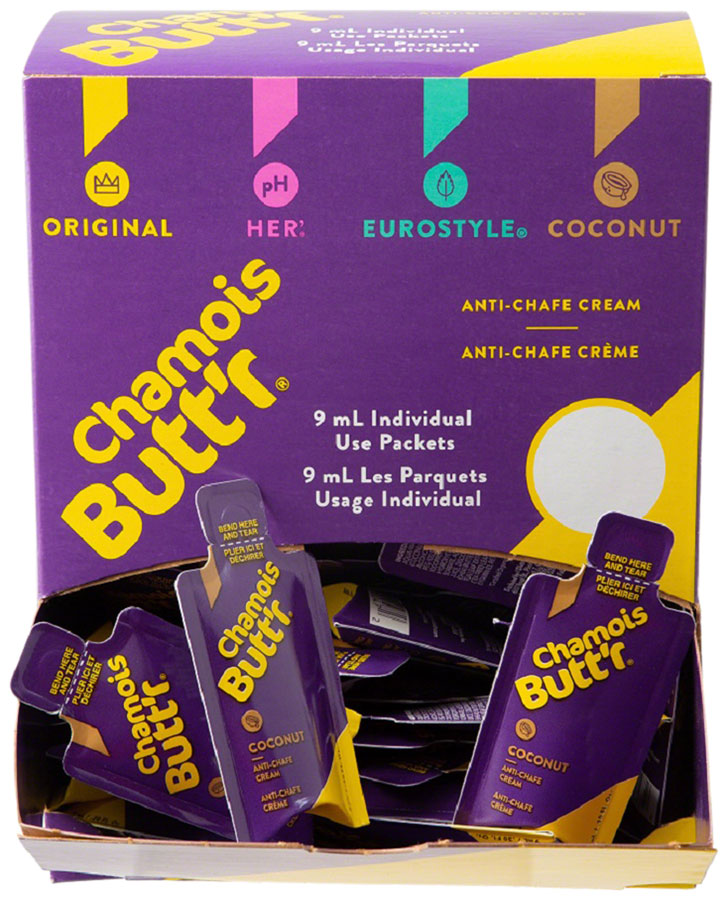 Chamois Butt'r Coconut .3oz POP Box 75






