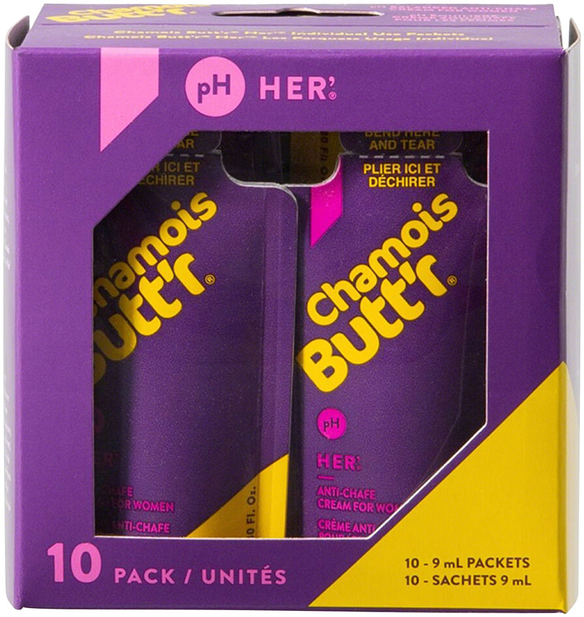 Chamois Butt'r Her': 0.3oz Packet, Box of 10






