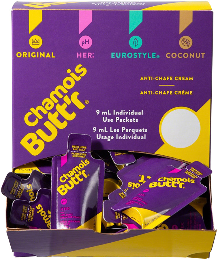 Chamois Butt'r Her': 0.3oz Packet, POP Box of 75






