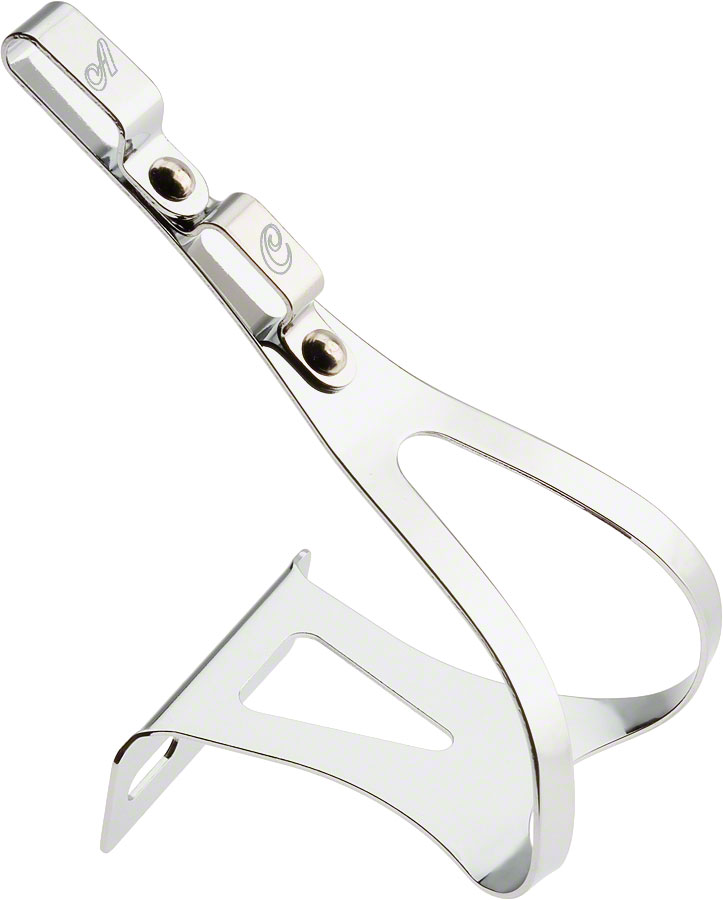 All-City Swan Road Style Double Toe Clips Chrome






