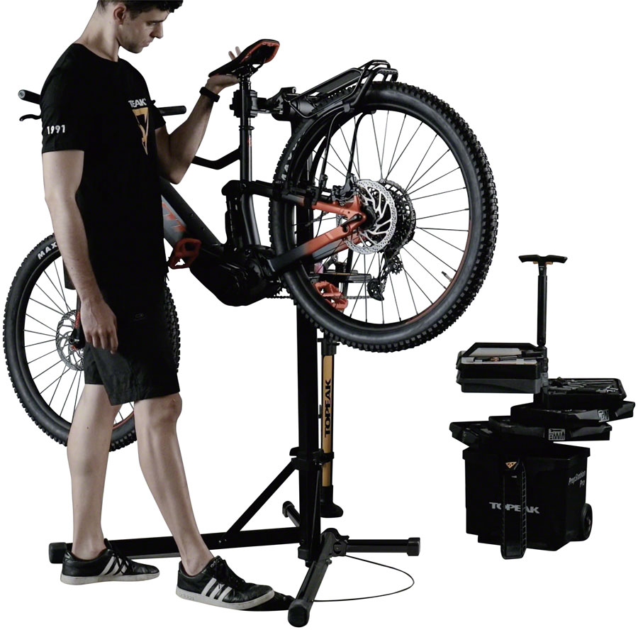 Topeak PrepStand eUP PRO Workstand Lift Assist, Black