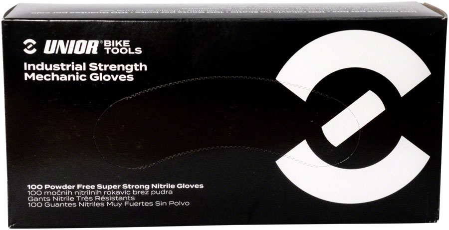 Unior Industrial Strength Nitrile Mechanic Gloves - Box 100, X-Large






