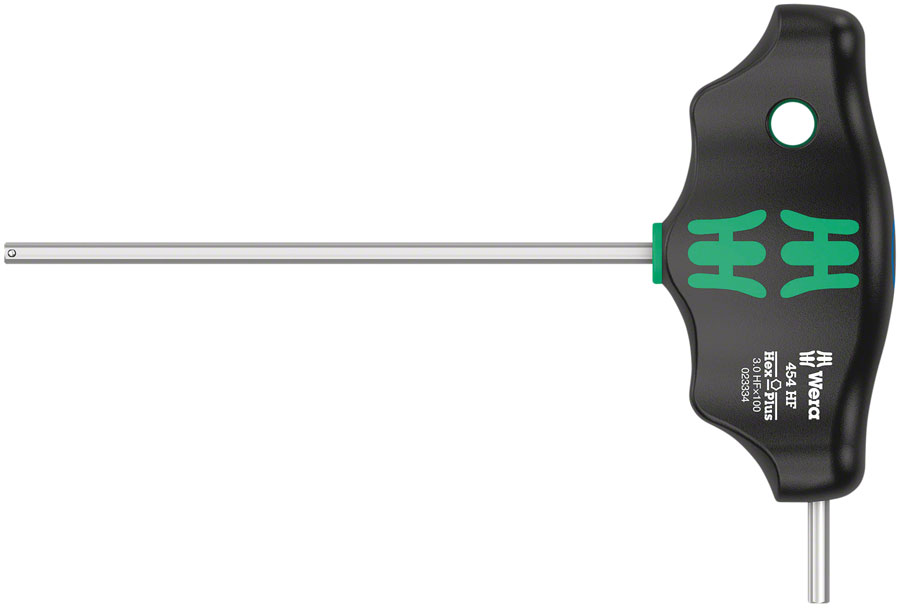 Wera 454 HF T-handle hexagon screwdriver Hex-Plus with holding function, 3 x 100 mm






