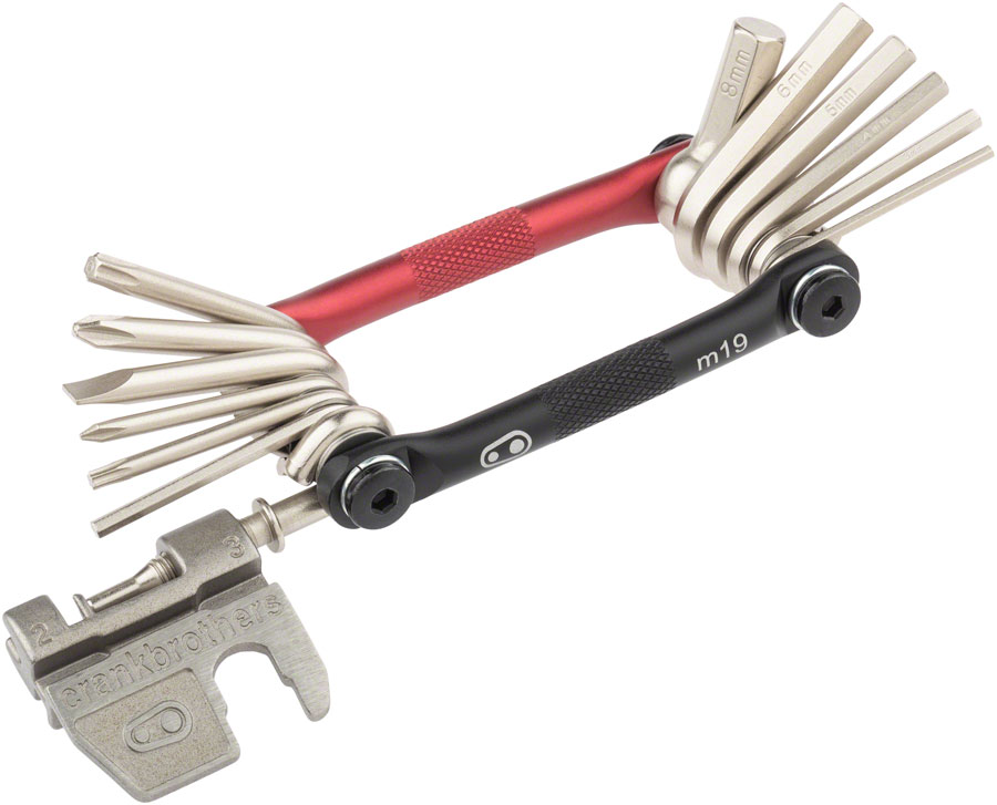 Crank Brothers Multi 19 Tool - Black/Red






