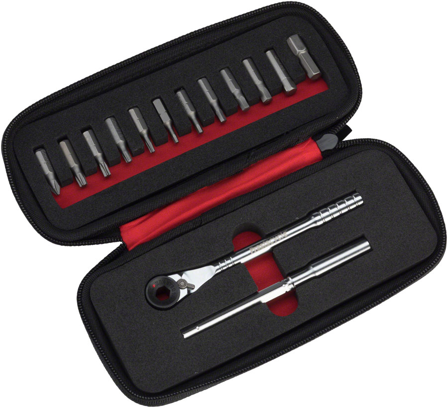 Prestacycle THandle Ratchet Deluxe 3Way Ratchet and THandle Tool Kit