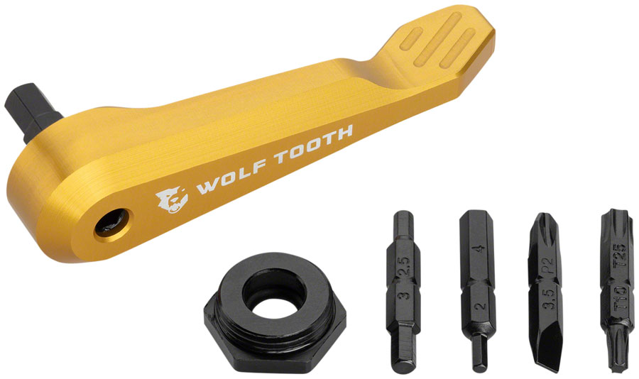 Wolf Tooth Axe Handle Multi-Tool - Gold 