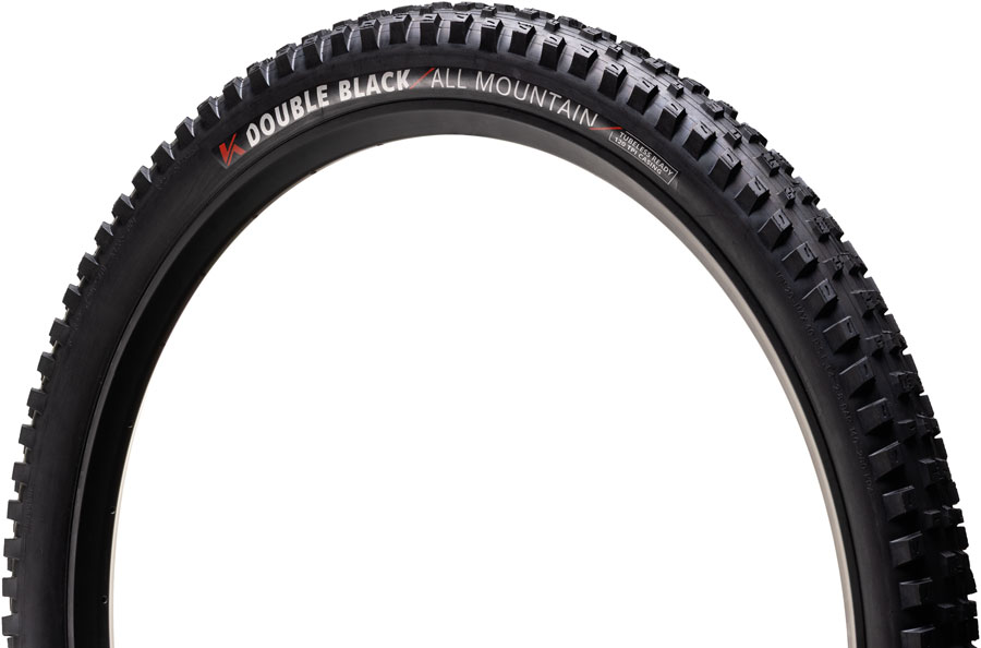 Kenda Double Black Tire - 29 x 2.60, Tubeless, Folding, Black, All Mountain, Triple