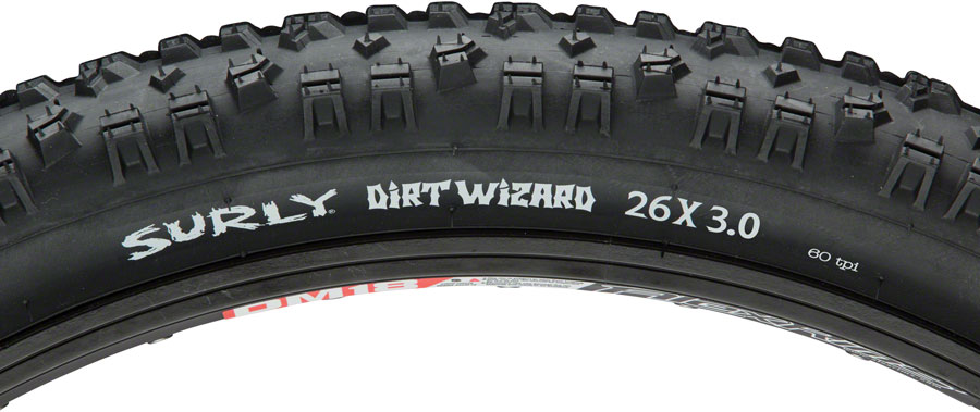 NEW Surly Dirt Wizard Tire 26 x 3.0 Tubeless Folding Black 60tpi 