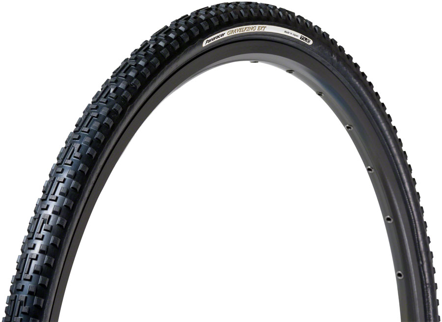 Panaracer GravelKing EXT Plus Tire - 700 x 35, Tubeless, Folding, Black/Black, ProTite Protection 