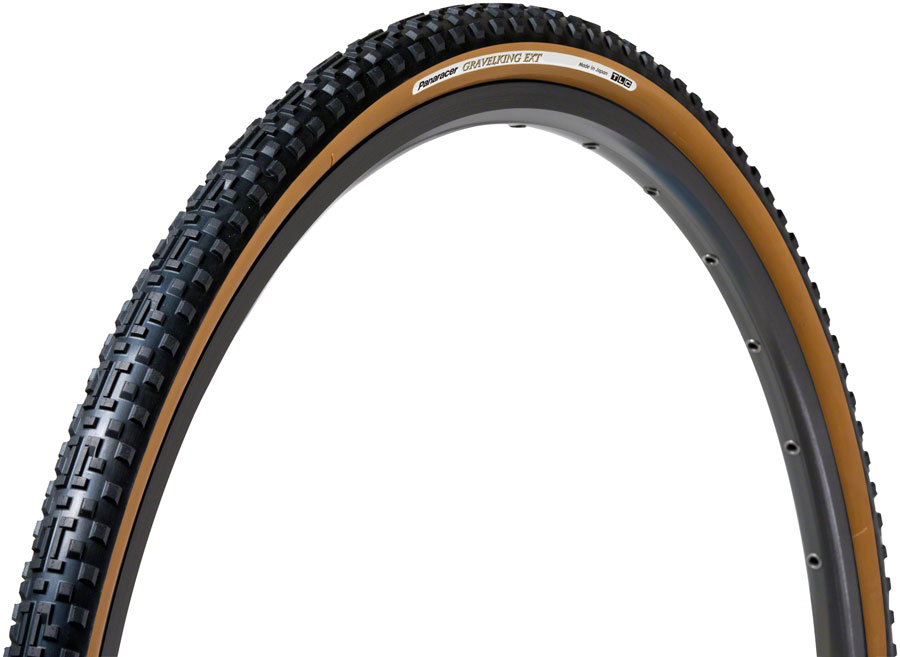 Panaracer GravelKing EXT Plus Tire - 700 x 35, Tubeless, Folding, Black/Brown, ProTite Protection 