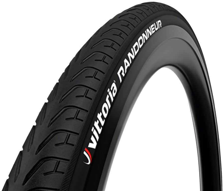 Vittoria Randonneur Reflect Tire - 700 x 40, Clincher, Wire, Black