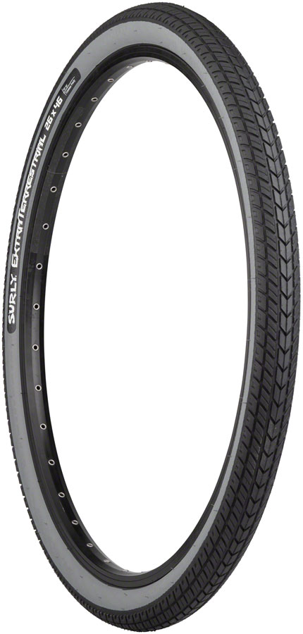 Surly ExtraTerrestrial Tire - 26 x 46c Tubeless Folding Black/Slate