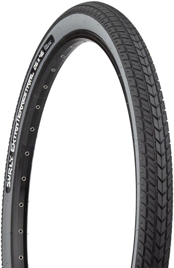 Surly ExtraTerrestrial Tire - 26 x 46c, Tubeless, Folding, Black/Slate, 60tpi 
