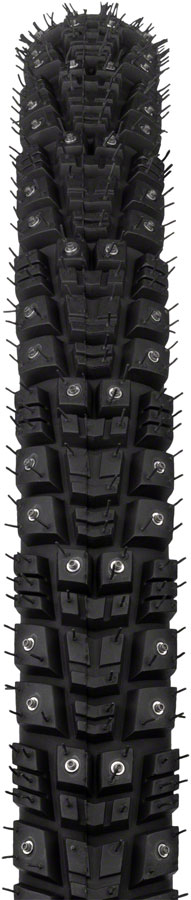 45NRTH Gravdal Tire - 700 x 45, Tubeless, Folding, Black, 60 TPI, 240 Concave Carbide Aluminum Studs 
