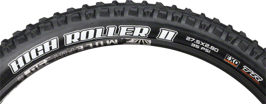 Maxxis High Roller II Tire - 27.5 x 2.8, Tubeless, Folding, Black, Dual, EXO 
