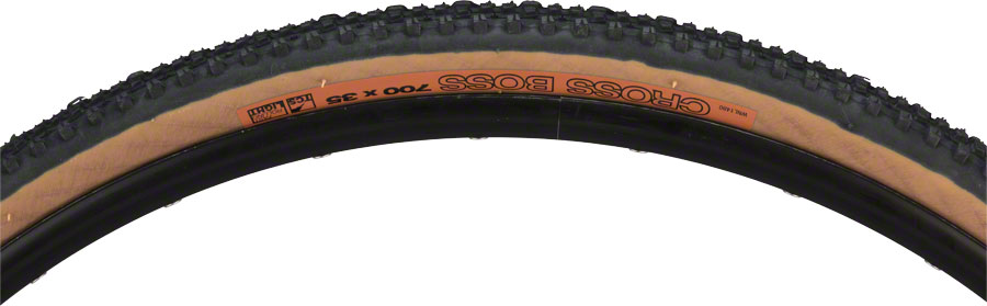 WTB Cross Boss Tire - 700 x 35, TCS Tubeless, Folding, Black/Tan, Light, Fast Rolling






