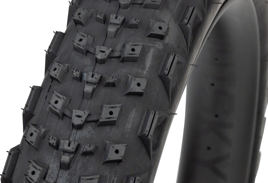 45NRTH Dillinger 4 Tire - 26 x 4.2, Tubeless, Folding, Black, 120 TPI, Custom Studdable