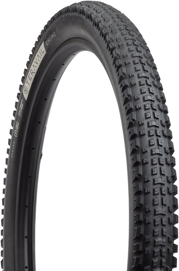 TERAVAIL ehline tire black 27.5 ×2.50 ２本 Teravail Ehline Tire - 27.5 x 2.5, Tubeless, Folding, Black