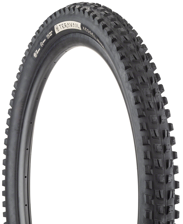 Teravail Kessel Tire - 29 x 2.6, Tubeless, Folding, Black, Ultra Durable 
