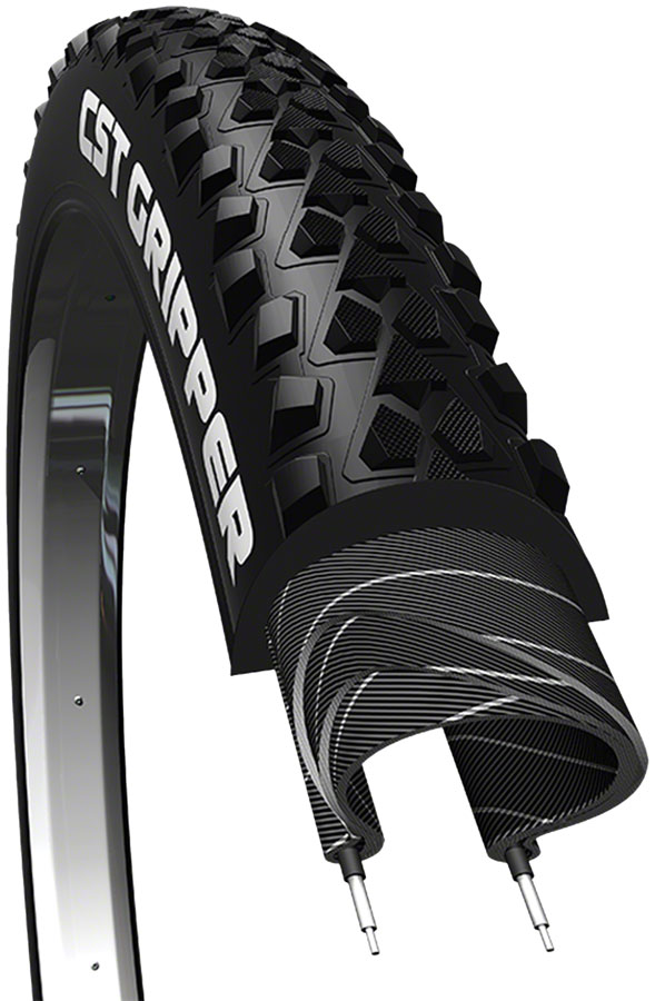 CST Jack Rabbit Tire - 29 x 2.25 Clincher Folding Black | Bikeparts.Com