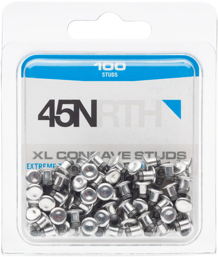 45NRTH XL Concave Carbide Aluminum Tire Studs Pack of 100