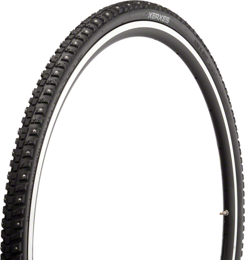 45NRTH Xerxes Tire - 700 x 30, Clincher, Wire, Black, 33 TPI, 140 Carbide Steel Studs








    
    

    
        
        
        
            
                (20%Off)
            
        
    
