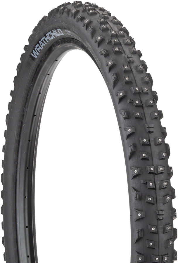 45NRTH Wrathchild Tire - 29 x 2.6, Tubeless, Folding, Black, 60 TPI, 252 Concave Carbide Studs 