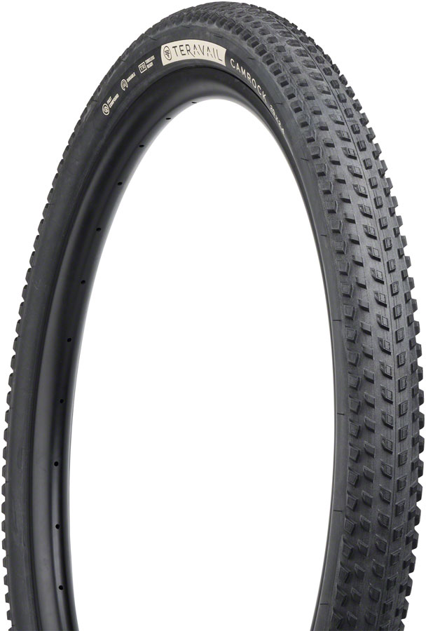 Teravail Camrock Tire - 29 x 2.4, Tubeless, Folding, Black, Durable, Fast Compound