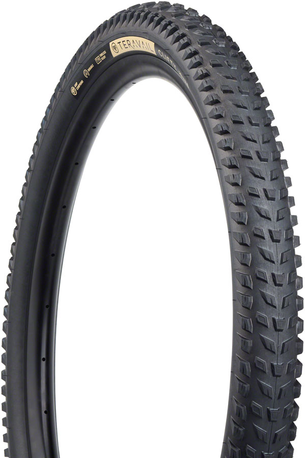 Teravail Clifty Tire - 29 x 2.5, Tubeless, Folding, Black, Durable Plus, Grip Plus Compound