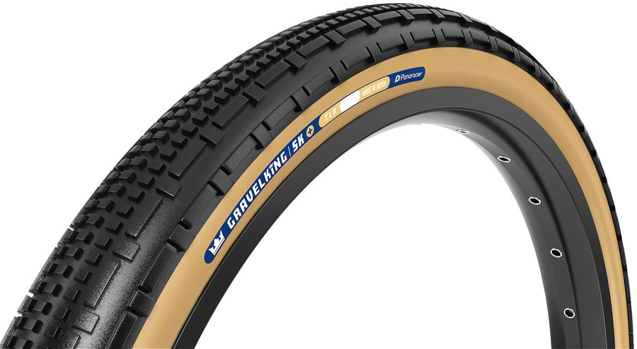 Panaracer GravelKing SK Plus Tire - 29 x 2.10, Tubeless, Folding, Black/Brown