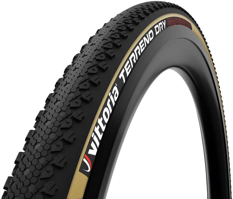 Vittoria Terreno Dry Tire - 700 x 40, Tubeless, Folding, Black/Tan, 1C, G2.0 