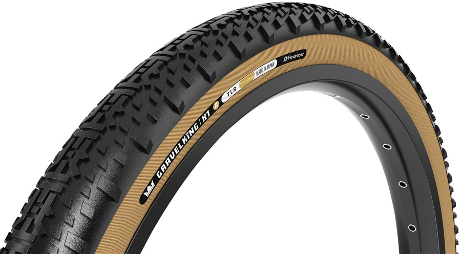 Panaracer GravelKing X1 R Tire - 700 x 45, Tubeless, Folding, Black/Amber